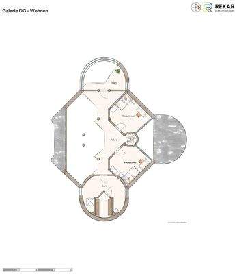 Dachgeschoß/Galerie