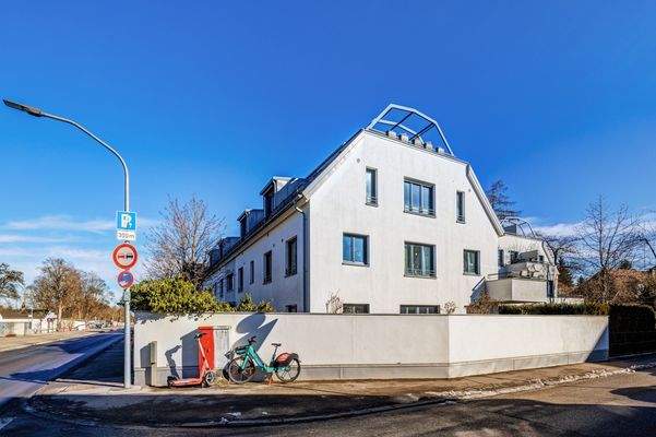 Südansicht im Winter