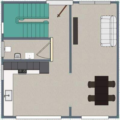 Erdgeschoss Hauptwohnung