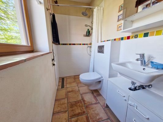 hochwertiges WC mit Dusche EG