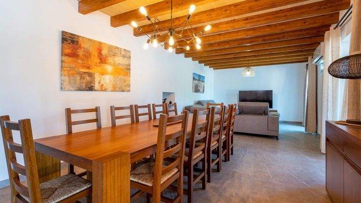 Santany Mallorca Villa zur Miete Wohn.-Esszimmer 92546