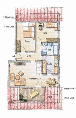 Grundriss 1. Dachgeschoss