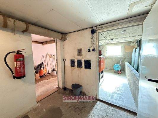 Kellerraum und Heizungsraum