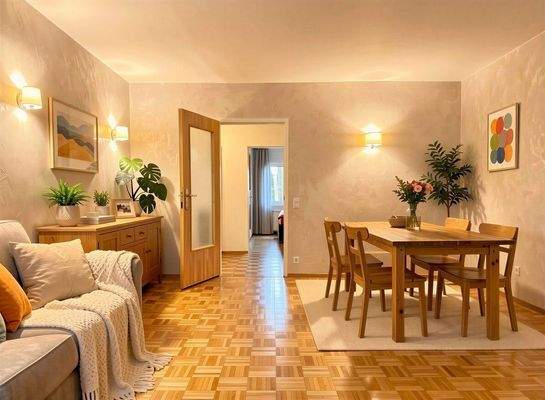 Wohnzimmer - (KI generiert)