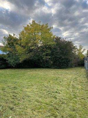 Gartenseite hinter Nebengebäude - Westen