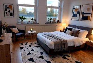 Beispiel - Schlafzimmer möbliert