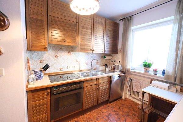 Die Küche im Erdgeschoss