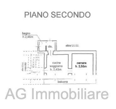 Grundriss des zweiten Stockwerks