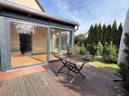 Geschützte Terrasse