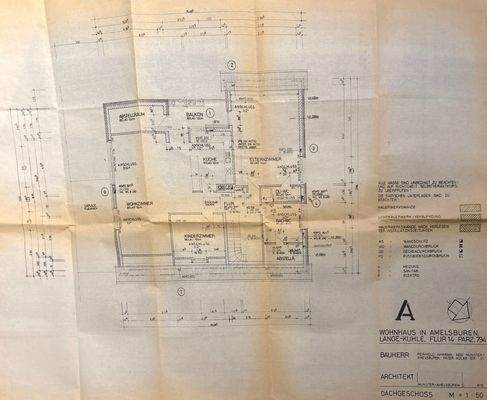 Grundriss unausgebautes DG