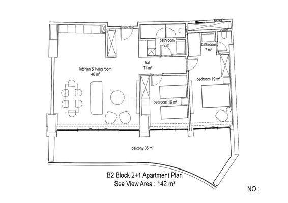 Apartments with Aquapark in a Hotel Concept Complex in Alanya