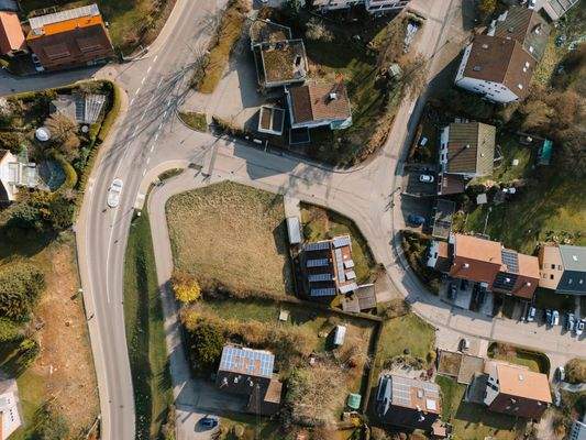 Luftaufnahme Bauplatz