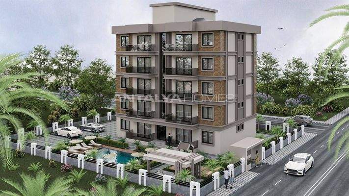 Mountain-View Flats in Döşemealtı with Pool