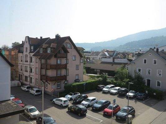 Blick aus der Wohnung