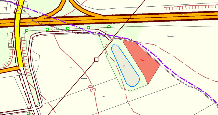 Pölchow MIX Flurkarte und Topografie