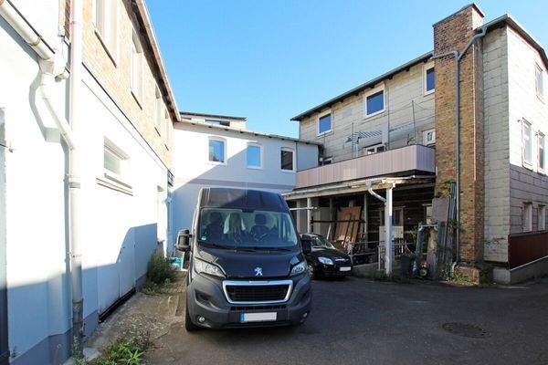 Hintere Immobilienansicht