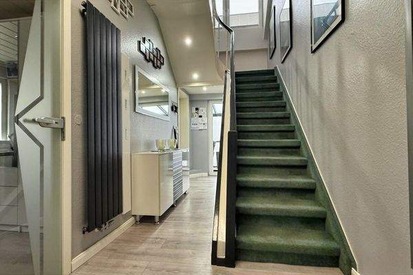 Treppe zum Dachgeschoss