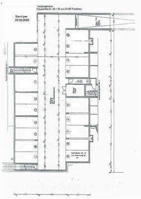 Stellplatzplan Tiefgarage