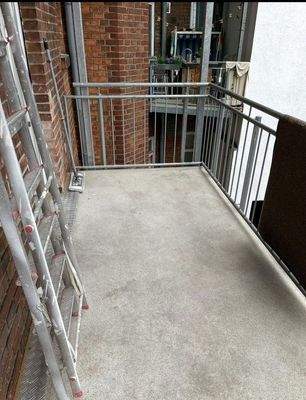 Balkon an der Küche