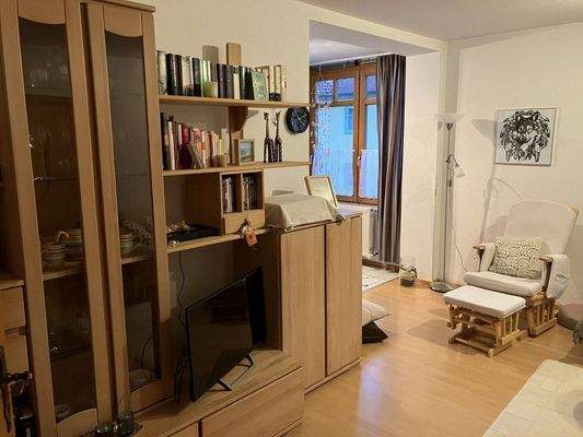 Wohnzimmer, Übergang zum Wintergarten