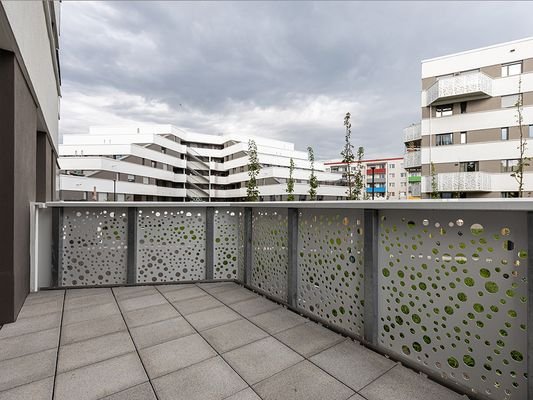 Großzügiger Balkon