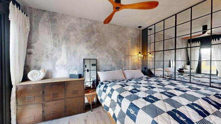 Schlafzimmer Bootshaus 