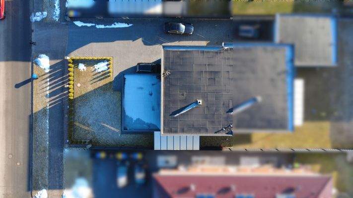 Vogelperspektive und Aufteilung