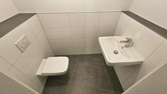 2,6 m² großes Gäste-WC
