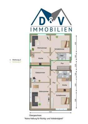 Mehrfamilienhaus - Obergeschoss