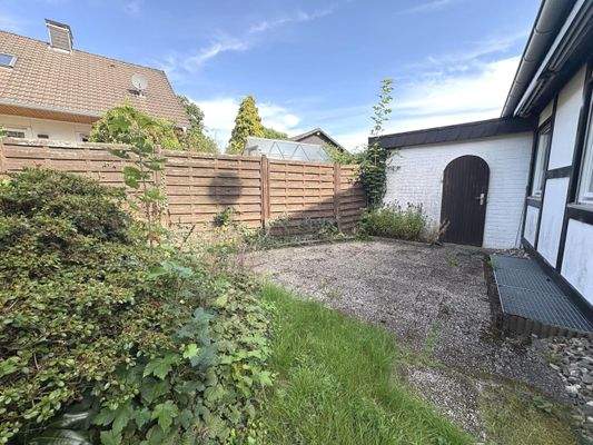 Zweite Terrasse im Hinterhof