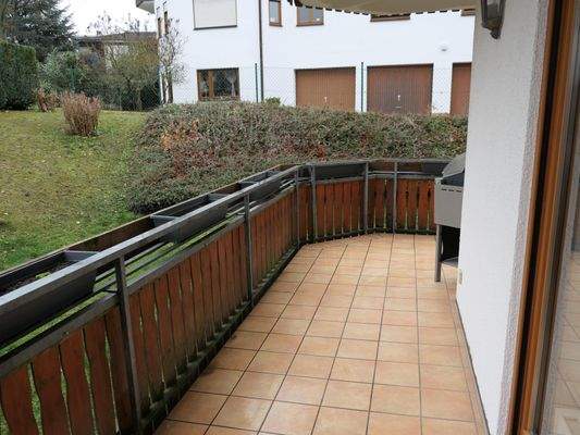 schöner, großer Balkon