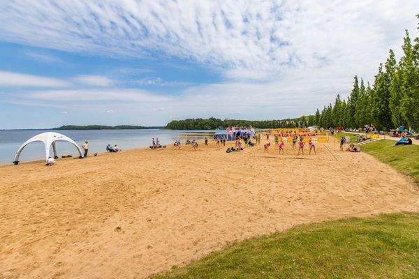 Strand in Schwerin-Zippendorf