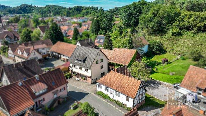 Luftaufnahme Anwesen