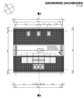 Grundriss Dachboden