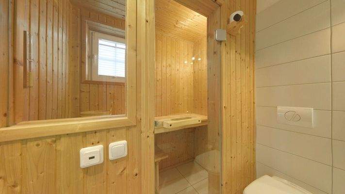 Sauna im Duschbad