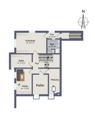 Untergeschoss Wohnhaus