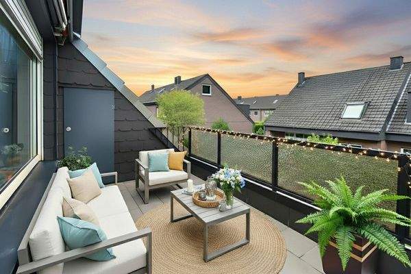 Balkon Obergeschoss illustriert