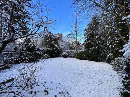 Garten mit Blick ins Grüne
