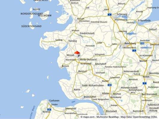 Lage in Schleswig-Holstein