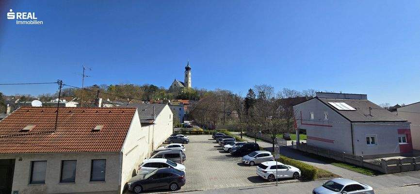 Blick Richtung Kirche