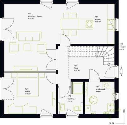 Beispiel Grundriss EG