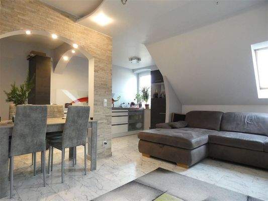 offener Wohn.- und Essbereich