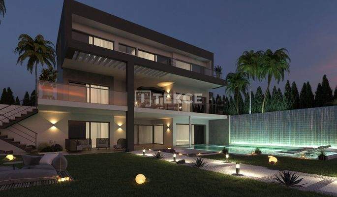 Detached Villas with Unobstructed Sea Views in Aydın Kuşadası