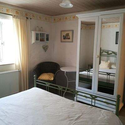 Schlafzimmer grün Scheune