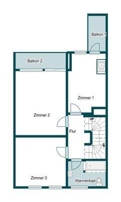 Grundriss Obergeschoss