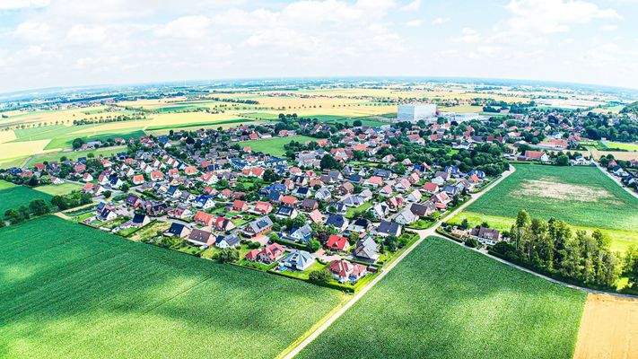 Luftaufnahme Wohnsiedlung