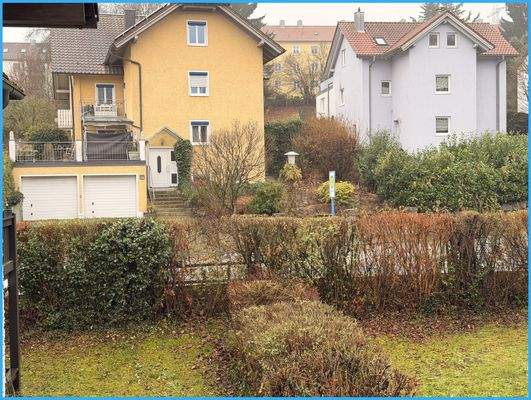 Blick zur Bushaltestelle