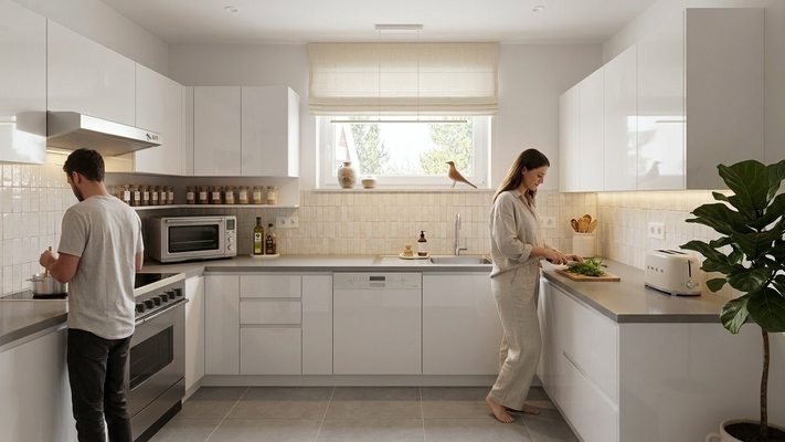 Küche, "visualisiert"