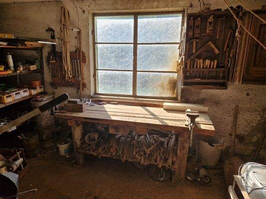 Werkstatt in der Maschinenhalle