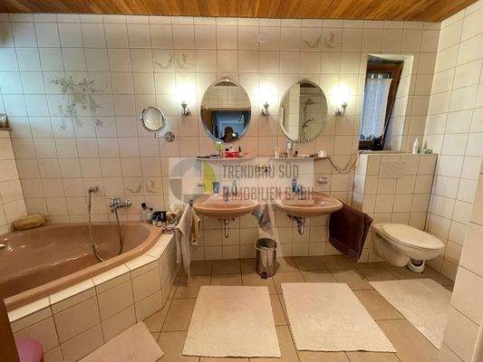 Ansicht Badezimmer im Erdgeschoss